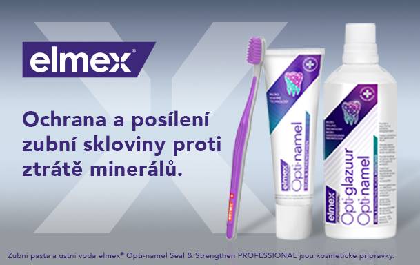 Produkty elmex pro ochranu zubní skloviny.