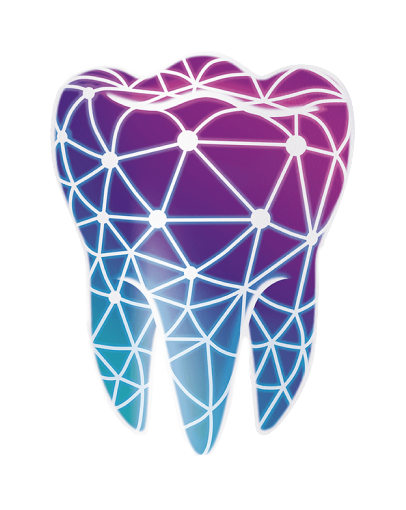 Abstraktní geometrický zub
