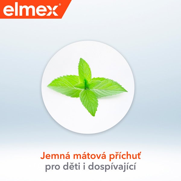 Čerstvé lístky máty s textem o jemné mátové příchuti pro děti i dospívající.