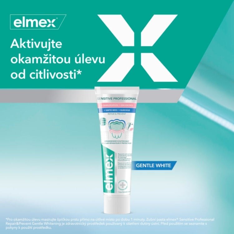 Aktivujte okamžitou úlevu od citlivosti*