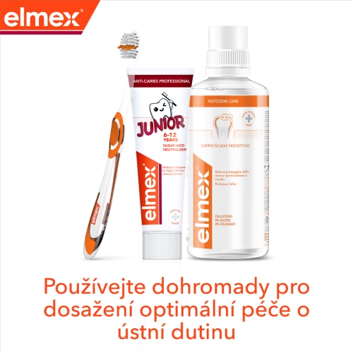 Režim Anti-Caries Professional Junior. zubní pasta, ústní voda, zubní kartáček