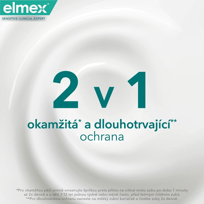 Hlavní výhody Zubní pasta elmex® Sensitive Instant Care