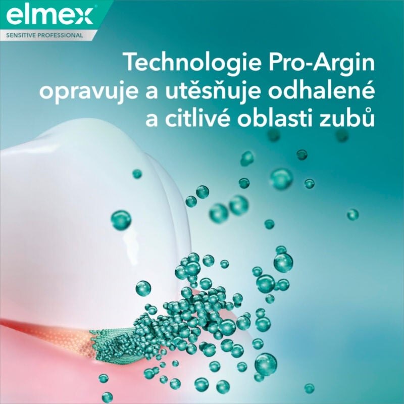 Technologie Pro-Argin opravuje a utěšuje odhalené a citlivé oblasti zubů